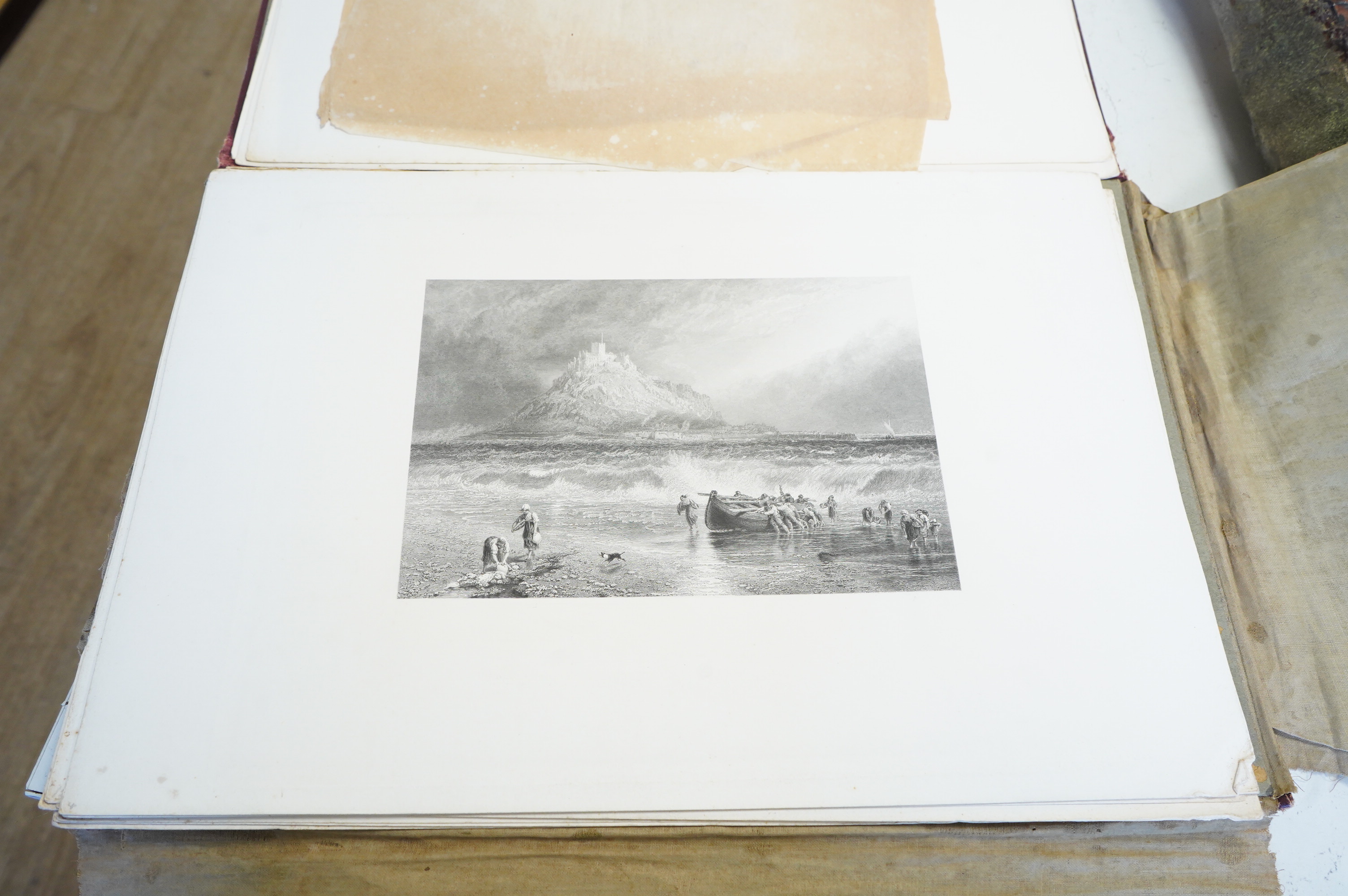 After Birkett Foster, seventeen folio of engravings. Castell and Company Limited.